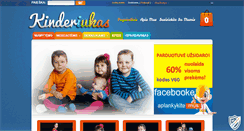 Desktop Screenshot of kinderiukas.lt